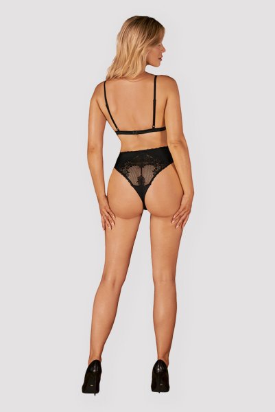 画像4: Maderris teddy |テディ・ワイヤーなし・ブラック | obsessive 高級Sexyランジェリー (4)