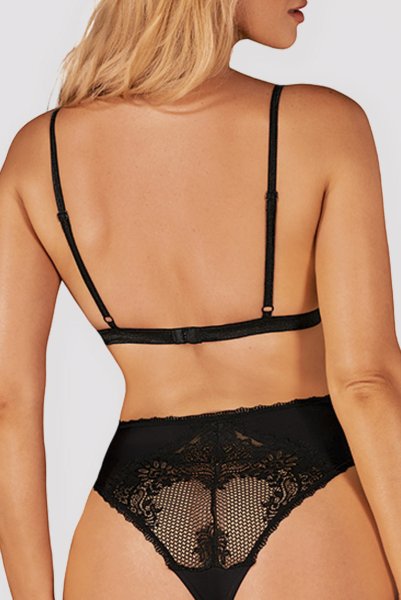 画像6: Maderris teddy |テディ・ワイヤーなし・ブラック | obsessive 高級Sexyランジェリー (6)