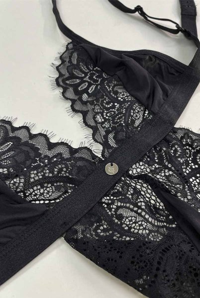 画像14: Maderris teddy |テディ・ワイヤーなし・ブラック | obsessive 高級Sexyランジェリー (14)