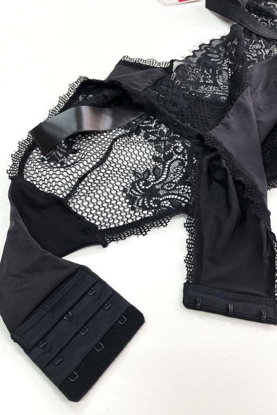 画像17: Maderris teddy |テディ・ワイヤーなし・ブラック | obsessive 高級Sexyランジェリー (17)