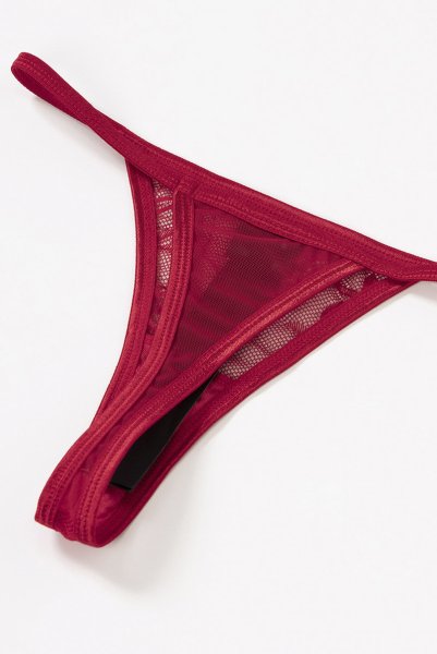 画像16: Lacelove babydoll |ベビードール&タンガ2点セット・レッド | obsessive 高級Sexyランジェリー (16)