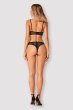 画像4: Serena Love set | ブラジャー＆タンガ2点セット・ワイヤーあり・レース・ブラック  | Obsessive 高級Sexyランジェリー (4)