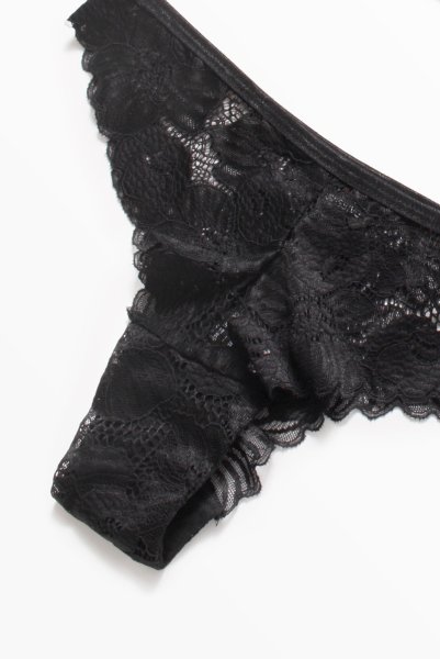 画像13: Serena Love set | ブラジャー&タンガ2点セット・ワイヤーあり・レース・ブラック  | Obsessive 高級Sexyランジェリー (13)