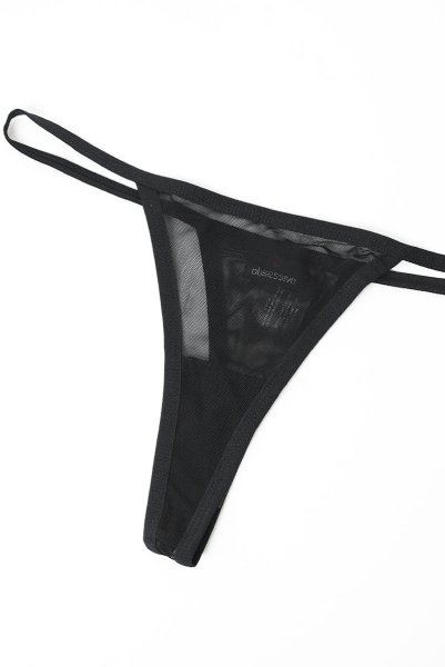 画像25: Latinesa babydoll | ベビードール＆タンガ（ワイヤーなし・フラワーモチーフ・シースルー・ブラック）| Obsessive 高級Sexyランジェリー (25)