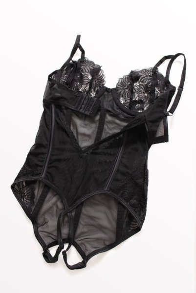 画像10: Serena Love teddy | テディ・クロッチレス・ブラック  | Obsessive 高級Sexyランジェリー (10)