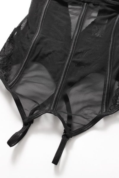 画像13: Serena Love teddy | テディ・クロッチレス・ブラック  | Obsessive 高級Sexyランジェリー (13)