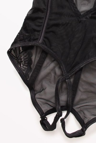 画像14: Serena Love teddy | テディ・クロッチレス・ブラック  | Obsessive 高級Sexyランジェリー (14)