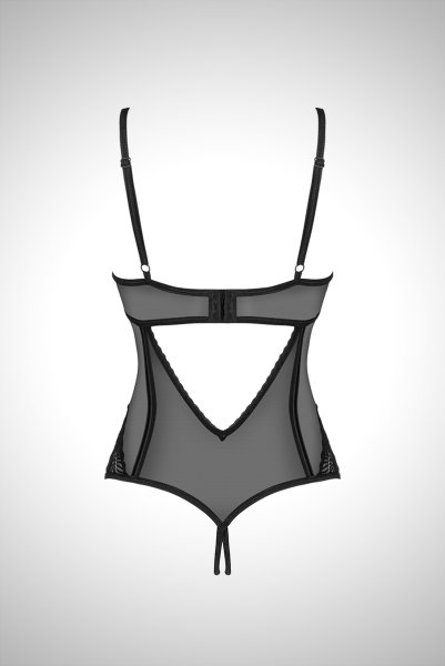 画像16: Serena Love teddy | テディ・クロッチレス・ブラック  | Obsessive 高級Sexyランジェリー (16)