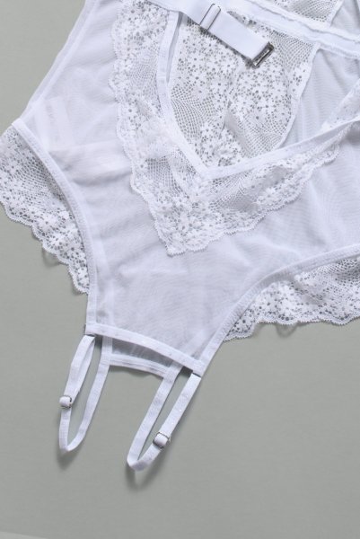 画像16: Heavenlly-teddy |テディ(オープンクロッチ・ホワイト) | obsessive 高級Sexyランジェリー (16)