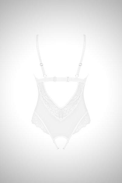 画像10: Heavenlly-teddy |テディ(オープンクロッチ・ホワイト) | obsessive 高級Sexyランジェリー (10)