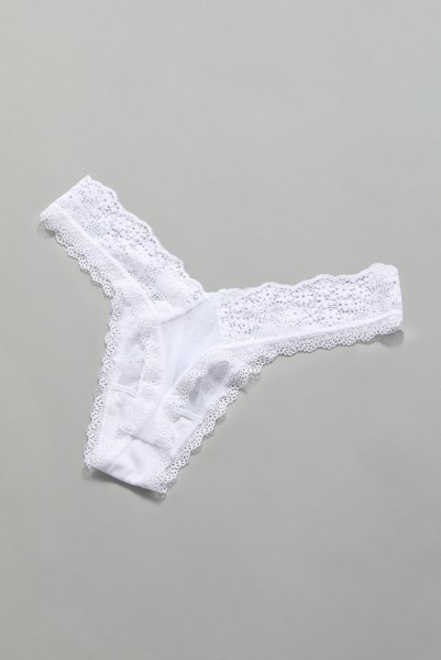 画像8: Heavenlly-thong |Tバック・タンガ (レース・ホワイト) | obsessive 高級Sexyランジェリー (8)