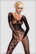 画像3: F210 black | ボディストッキング・黒・オープンクロッチ   | 高級Sexyランジェリー Obsessive (3)
