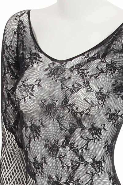 画像11: F210 black | ボディストッキング・黒・オープンクロッチ   | 高級Sexyランジェリー Obsessive (11)