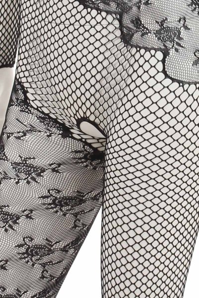 画像13: F210 black | ボディストッキング・黒・オープンクロッチ   | 高級Sexyランジェリー Obsessive (13)