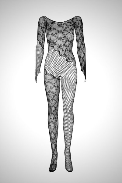 画像15: F210 black | ボディストッキング・黒・オープンクロッチ   | 高級Sexyランジェリー Obsessive (15)