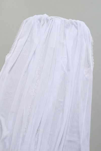 画像12: Heavenlly-peignoir |ショート丈ガウン(ウエストリボン・レース・ホワイト) | obsessive 高級Sexyランジェリー (12)