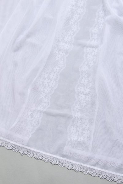 画像16: Heavenlly-peignoir |ショート丈ガウン(ウエストリボン・レース・ホワイト) | obsessive 高級Sexyランジェリー (16)