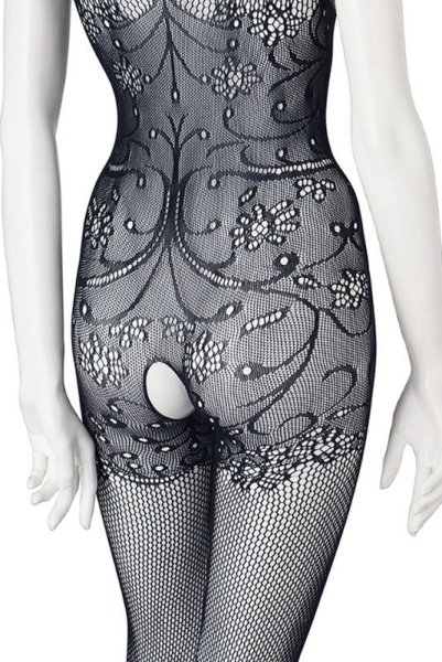 画像16: F234 black | フィッシュネットが妖美なバストを演出するボディストッキング・黒・オープンクロッチ   | 高級Sexyランジェリー Obsessive (16)