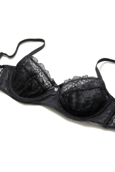 画像15: Laurise 2pcs set | ノンパテッドブラ＆ハイウエストショーツ2点セット・ワイヤー入り・ブラック   | 高級Sexyランジェリー Obsessive (15)