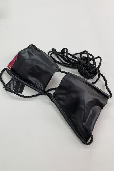 画像12: Cordellis set |ブラ&ショーツ2点セット・ボンテージ・ロープ・ブラック | obsessive 高級Sexyランジェリー (12)