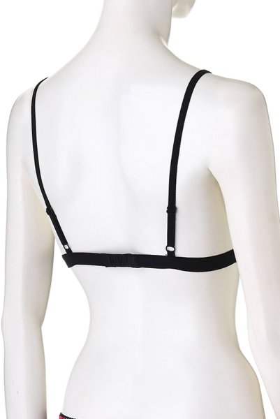 画像12: Tulia cupless set | HOTピンクが映えるオープンバストブラ＆クロッチレスタンガ・オープンクロッチ・ホットピンク×ブラック   | 高級Sexyランジェリー Obsessive (12)