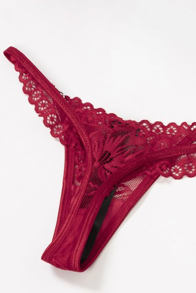 画像27: Lacelove 3pcs set |ブラレット&ガーターベルト&ブラジリアンショーツ3点セット・レッド | obsessive 高級Sexyランジェリー (27)