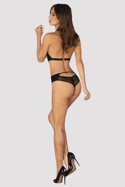 画像6: Norides crotchless teddy | テディ・クロッチレス・オープンバスト・ブラック  | Obsessive 高級Sexyランジェリー (6)