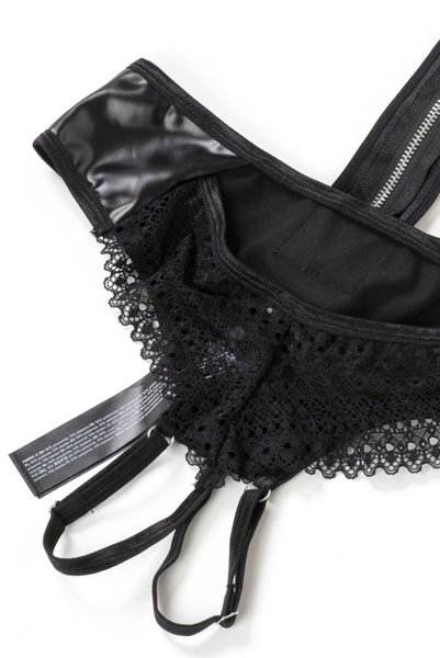 画像14: Norides crotchless teddy | テディ・クロッチレス・オープンバスト・ブラック  | Obsessive 高級Sexyランジェリー (14)