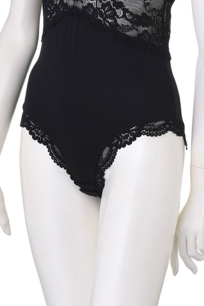 画像15: 810 TED 1 teddy black | ソフトカップ付きテディ・ボディスーツ・クロッチ開閉式・ノンワイヤー・ブラック   | 高級Sexyランジェリー Obsessive (15)