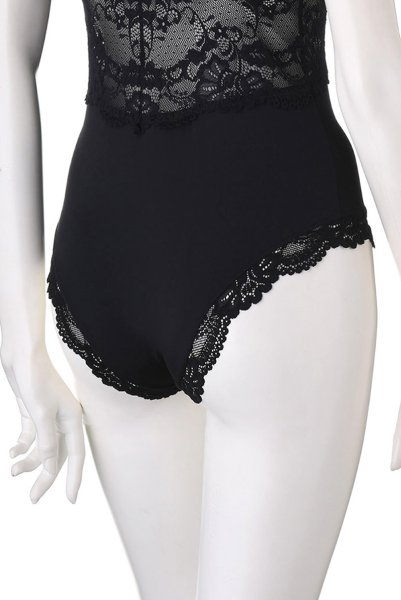 画像16: 810 TED 1 teddy black | ソフトカップ付きテディ・ボディスーツ・クロッチ開閉式・ノンワイヤー・ブラック   | 高級Sexyランジェリー Obsessive (16)