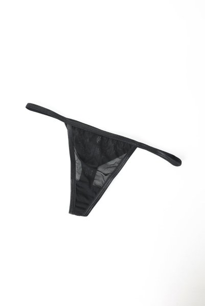 画像16: Norides chemise & thong | スリップドレス&タンガ(ワイヤーあり・レザー・レース・ブラック)| Obsessive 高級Sexyランジェリー (16)