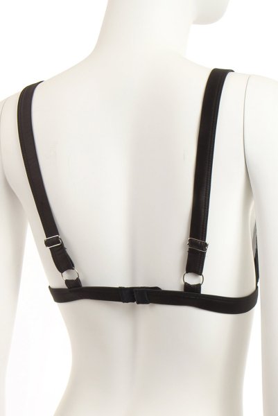 画像14: Eloissa 2pcs set | ストラッピーブラ＆タンガ2点セット・ノンワイヤー・Tバック・ブラック   | 高級Sexyランジェリー Obsessive (14)