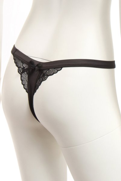 画像16: Eloissa 2pcs set | ストラッピーブラ＆タンガ2点セット・ノンワイヤー・Tバック・ブラック   | 高級Sexyランジェリー Obsessive (16)