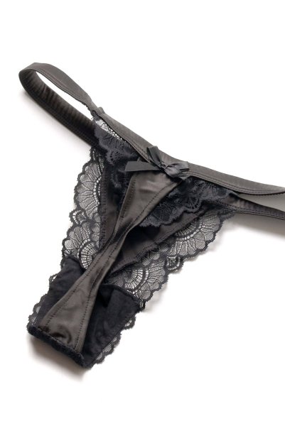 画像20: Eloissa 2pcs set | ストラッピーブラ＆タンガ2点セット・ノンワイヤー・Tバック・ブラック   | 高級Sexyランジェリー Obsessive (20)