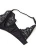 画像19: Bellastia 3-pcs set|ワイヤー入りブラ＆ガーターベルト＆タンガ3点セット・ブラック | obsessive 高級Sexyランジェリー (19)