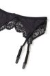 画像24: Bellastia 3-pcs set|ワイヤー入りブラ＆ガーターベルト＆タンガ3点セット・ブラック | obsessive 高級Sexyランジェリー (24)