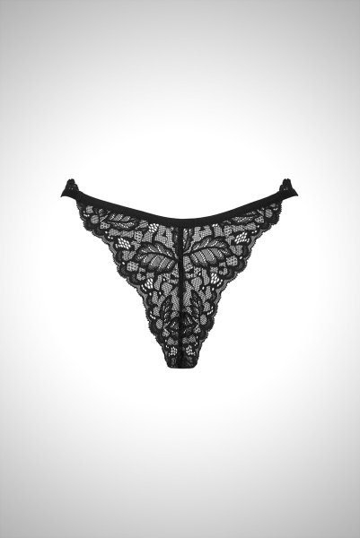 画像2: Bellastia thong |Tバック・ブラック | obsessive 高級Sexyランジェリー (2)