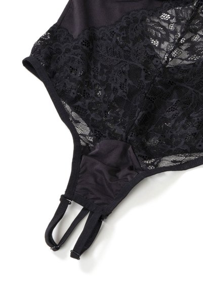 画像15: Bellastia crotchless teddy | テディ・クロッチレス・ブラック  | Obsessive 高級Sexyランジェリー (15)