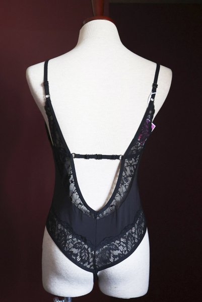 画像17: Bellastia crotchless teddy | テディ・クロッチレス・ブラック  | Obsessive 高級Sexyランジェリー (17)