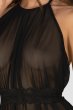 画像7: Serafia babydoll|ベビードール＆タンガ&レースベルト 3点セット・ブラック| obsessive 高級Sexyランジェリー (7)
