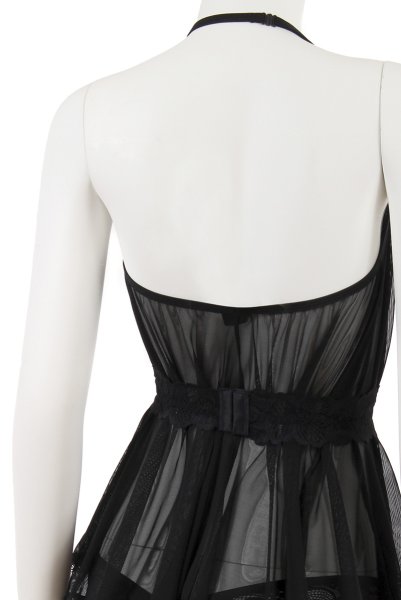 画像19: Serafia babydoll|ベビードール&タンガ&レースベルト 3点セット・ブラック| obsessive 高級Sexyランジェリー (19)