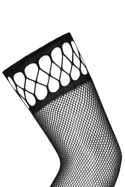 画像3: S826 stockings |ガーターストッキング (肌側シリコンなし・網タイツ・ブラック)| Obsessive 高級Sexyランジェリー (3)