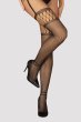 画像4: S826 stockings |ガーターストッキング （肌側シリコンなし・網タイツ・ブラック）| Obsessive 高級Sexyランジェリー※メール便対象※輸入下着・ランジェリー   (4)