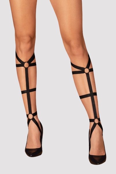 画像6: Armares leg harness | レッグハーネス（ブラック・ボンデージ・ストラップ ）  | Obsessive 高級Sexyランジェリー (6)