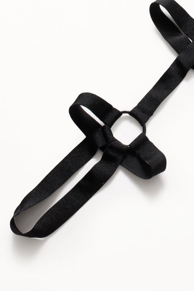 画像9: Armares leg harness | レッグハーネス（ブラック・ボンデージ・ストラップ ）  | Obsessive 高級Sexyランジェリー (9)