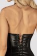 画像8: Viranes corset | ガーターベルト付きコルセット＆クロッチレスショーツ2点セット（カップワイヤーなし・ボンテージ・ホルターネックストラップ・ブラック）   | 高級Sexyランジェリー Obsessive【即日発送・サイズ交換NG】輸入下着・ランジェリー   (8)
