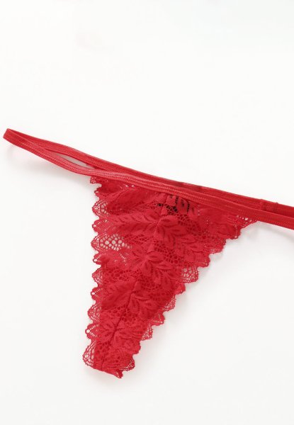 画像16: Ingridia 3 pcs set|ワイヤー入りブラ＆ガーターベルト＆タンガ3点セット・レッド | obsessive 高級Sexyランジェリー (16)