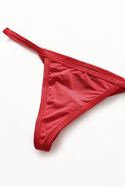 画像22: Ingridia chemise & thong |スリップドレス＆タンガ2点セット・レッド | obsessive 高級Sexyランジェリー (22)