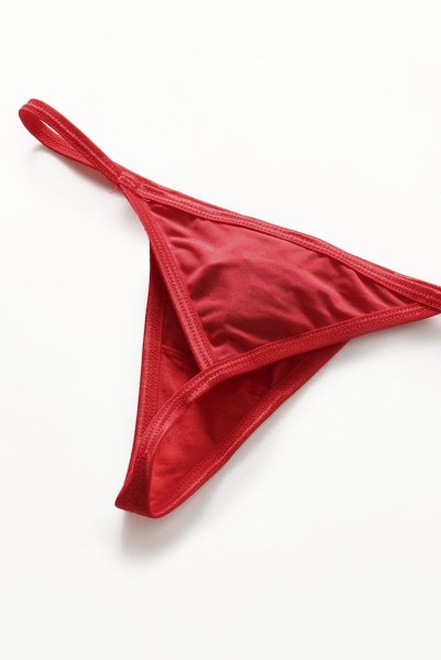 画像23: Ingridia chemise & thong |スリップドレス＆タンガ2点セット・レッド | obsessive 高級Sexyランジェリー (23)