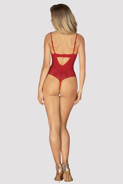 画像6: Ingridia crotchless teddy | テディ・クロッチレス・レッド  | Obsessive 高級Sexyランジェリー (6)